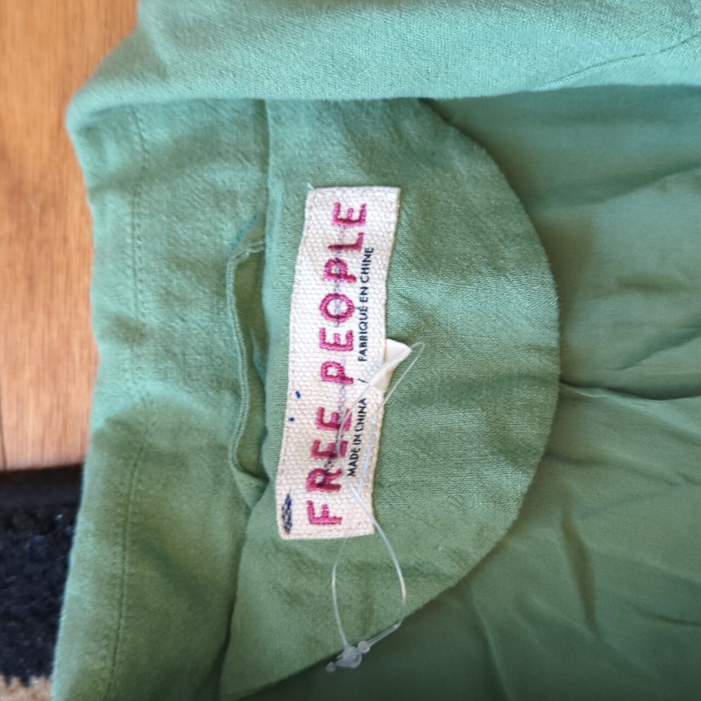 NWOT Free People Olivia blazer in green size small - Picture 5 of 8